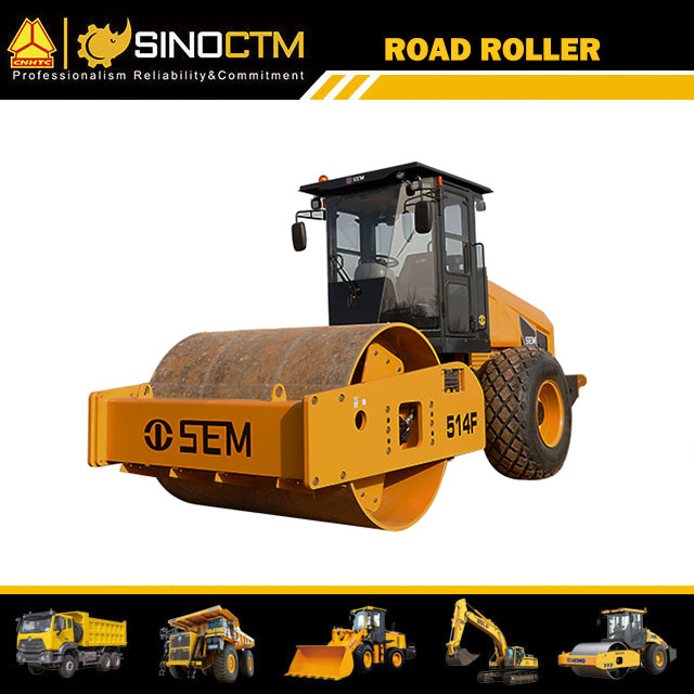 14 Ton Soil Compactor Sem 514f Road Roller