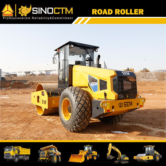 14 Ton Soil Compactor Sem 514f Road Roller