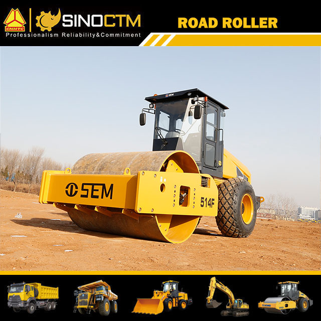 14 Ton Soil Compactor Sem 514f Road Roller