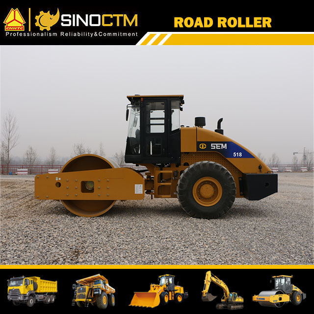 Road Roller 18 Ton Vibratory Roller Compactor Sem518 with Spare Parts