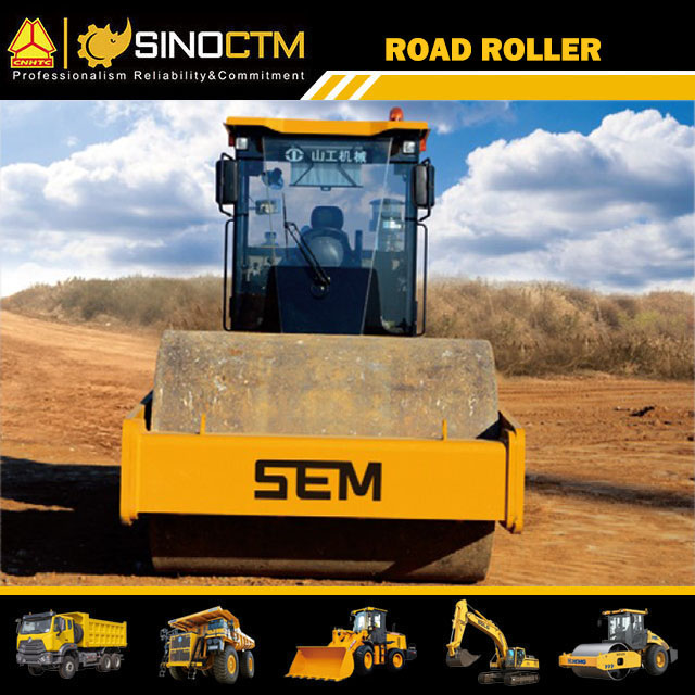 Road Roller 18 Ton Vibratory Roller Compactor Sem518 with Spare Parts