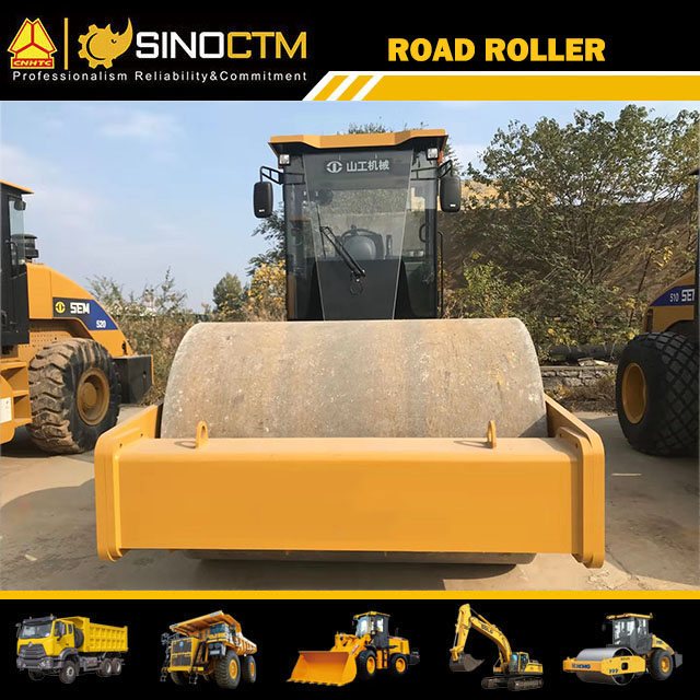 22 Ton Single Drum Hydraulic Vibratory Soil Compactor Road Roller Sem522