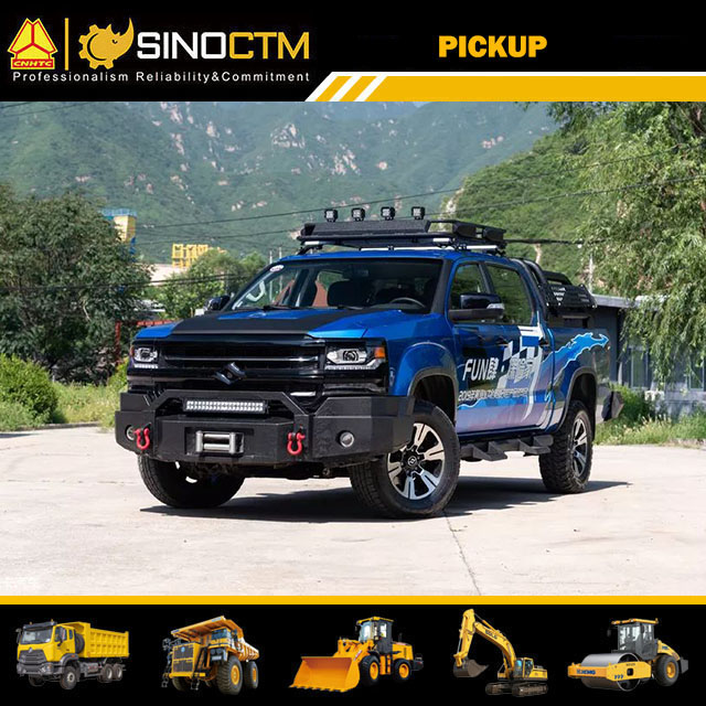 Double Cabin 4X2 4X4 Diesel Engine Pick Up Truck