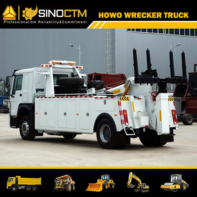 HOWO 4*2 16ton Capacity Integrated Rescue Wrecker Tow Truck