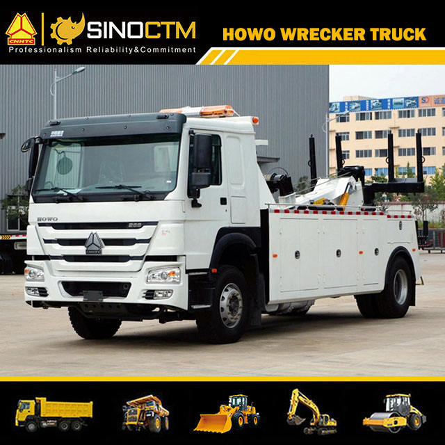 HOWO 4*2 16ton Capacity Integrated Rescue Wrecker Tow Truck