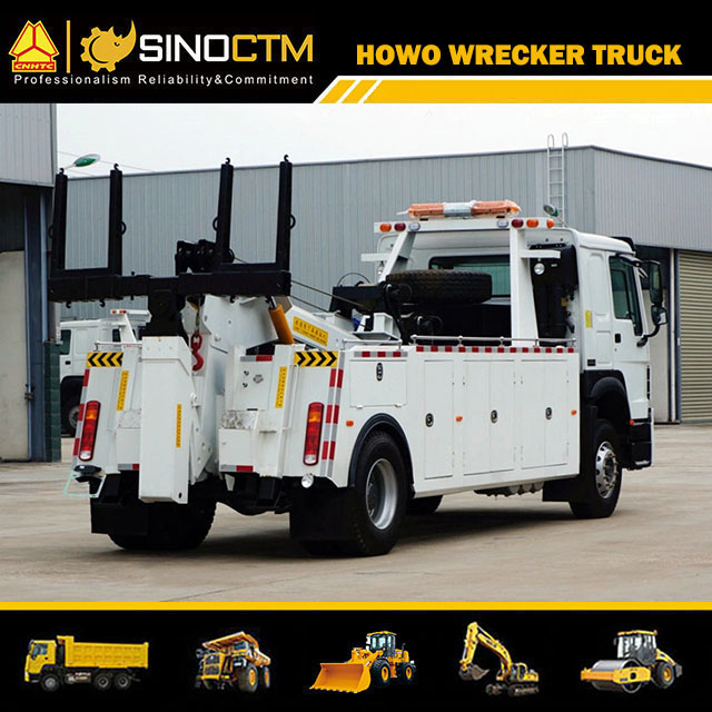 HOWO 4*2 16ton Capacity Integrated Rescue Wrecker Tow Truck