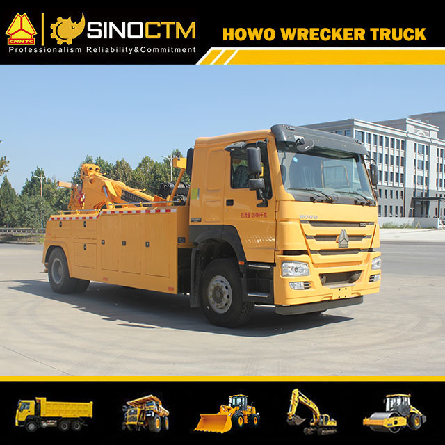HOWO 4*2 16ton Capacity Integrated Rescue Wrecker Tow Truck