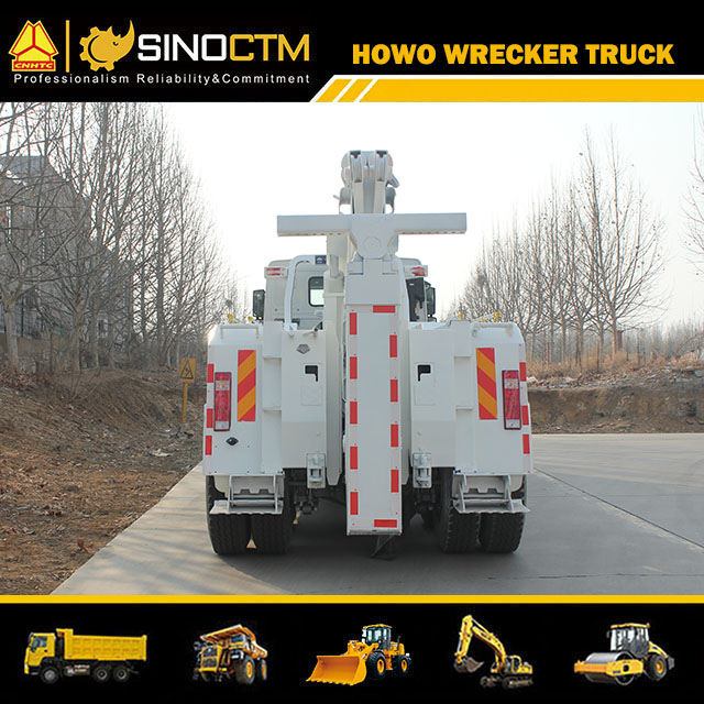 Sinotruk HOWO 20t-30tons Recovery Truck 371HP Diesel Engine Towing Wrecker Tow Truck