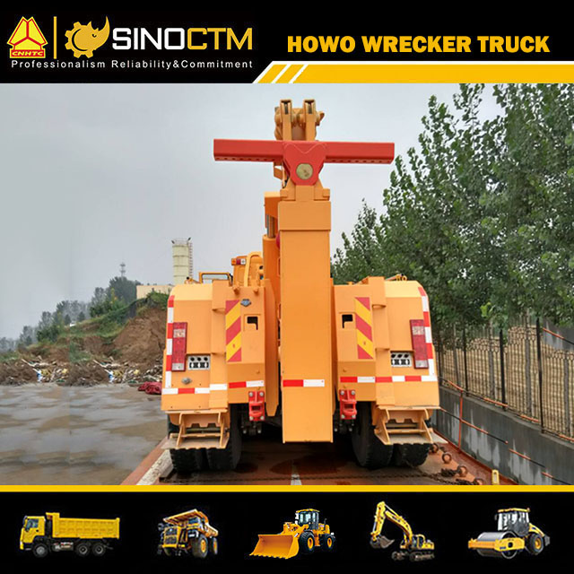 Sinotruk HOWO 8X4 Heavy Duty 360 Degree Rotation Wrecker Truck Wrecker Equipment Recovery Rescue and Towing Truck