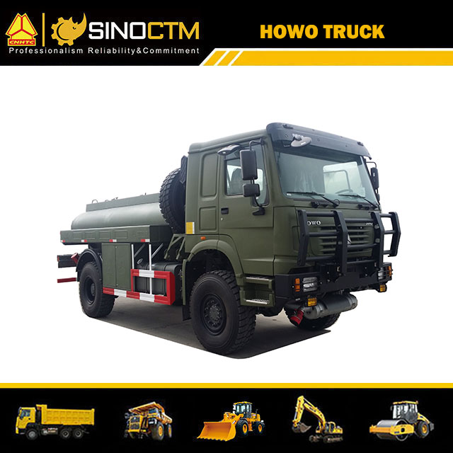 HOWO 6 Wheeler 12000liter 4X4 Diesel Gasoline Oil Fuel Tanker Tank Truck for sale