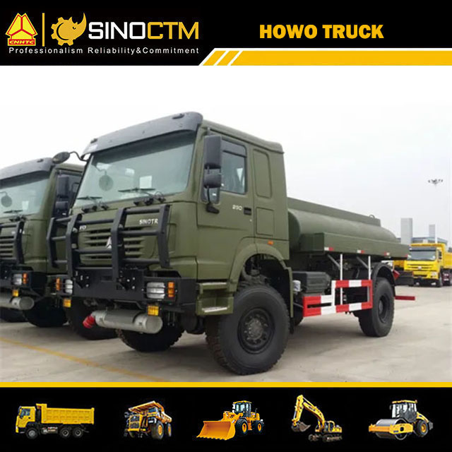 HOWO 6 Wheeler 12000liter 4X4 Diesel Gasoline Oil Fuel Tanker Tank Truck for sale