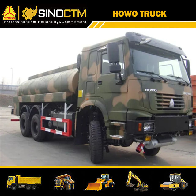 Sinotruk 6X6 380HP 20cbm 25cbm 10 Wheeler HOWO Fuel Oil Tanker Truck