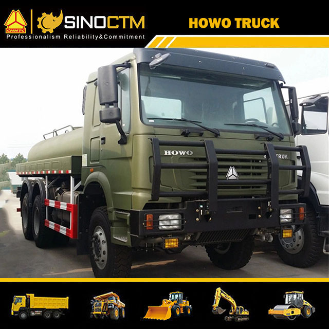 Sinotruk 6X6 380HP 20cbm 25cbm 10 Wheeler HOWO Fuel Oil Tanker Truck