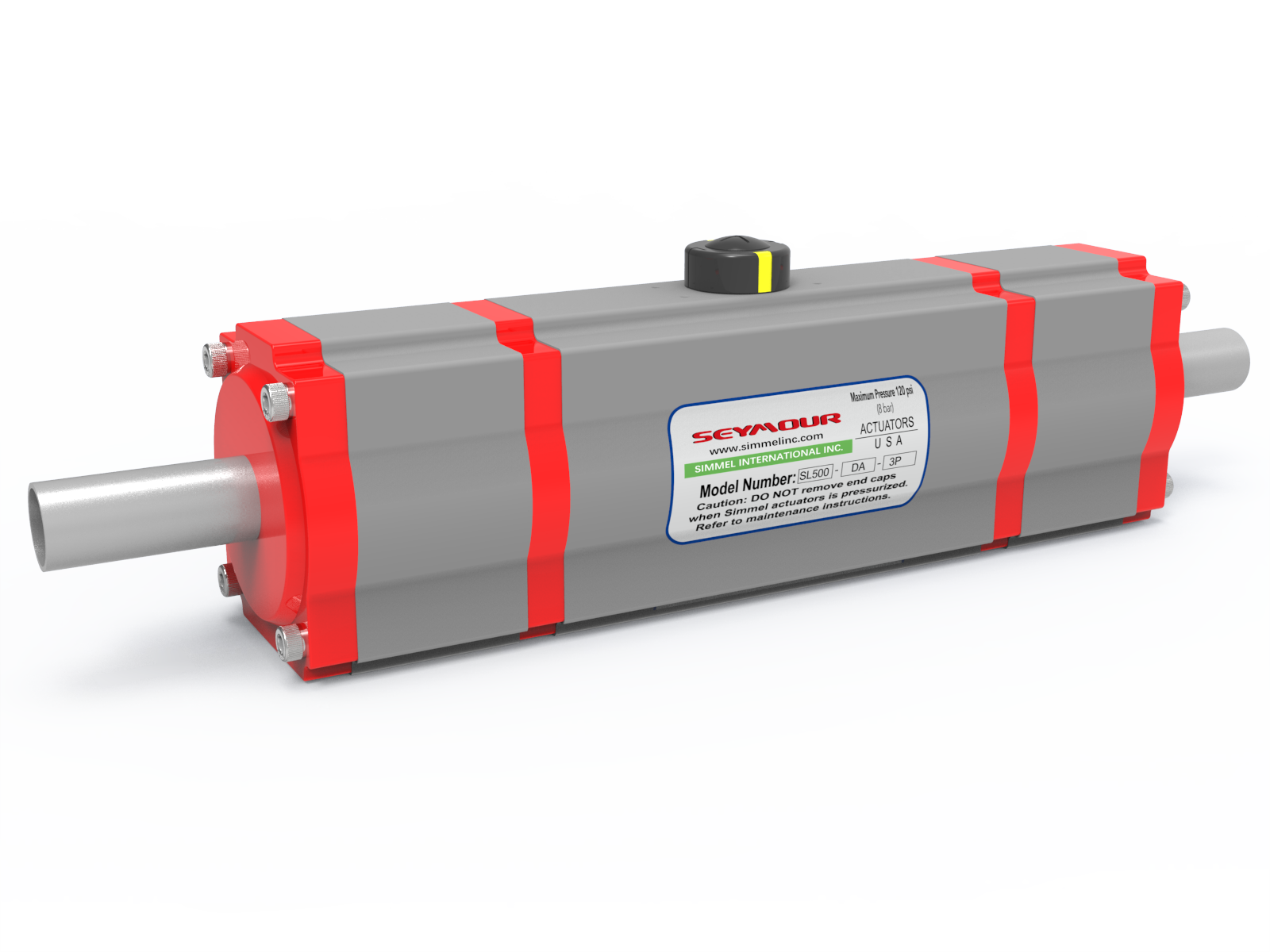 Three pistons Actuators