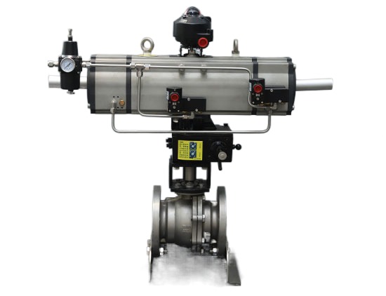 Three pistons Ball Valve