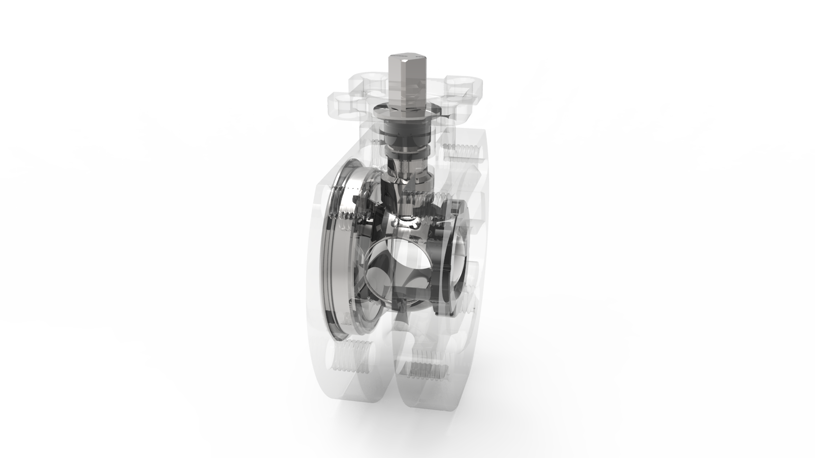 Wafer ball valve
