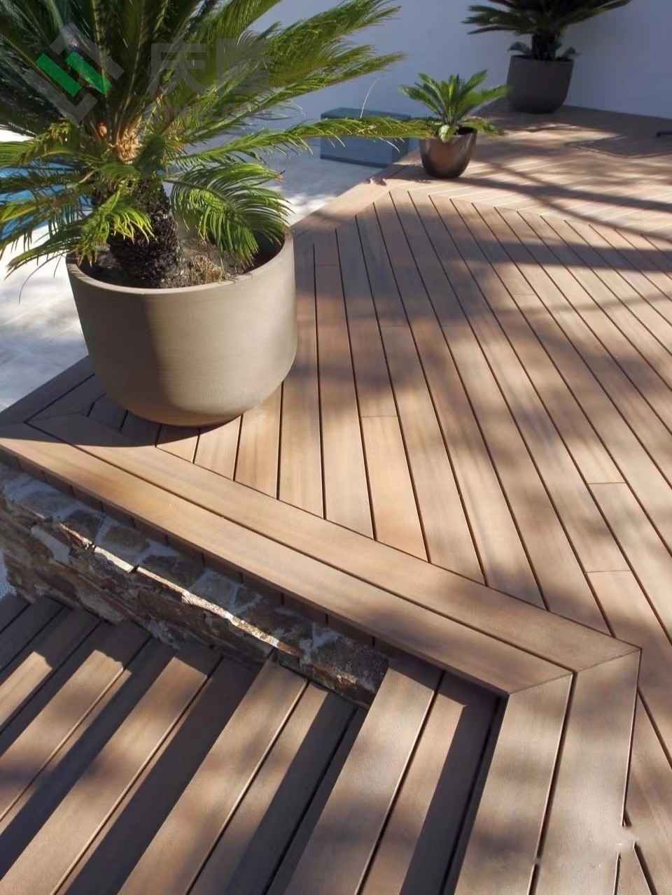 Backyard Board Plastic Waterproof  Wpc Flooring