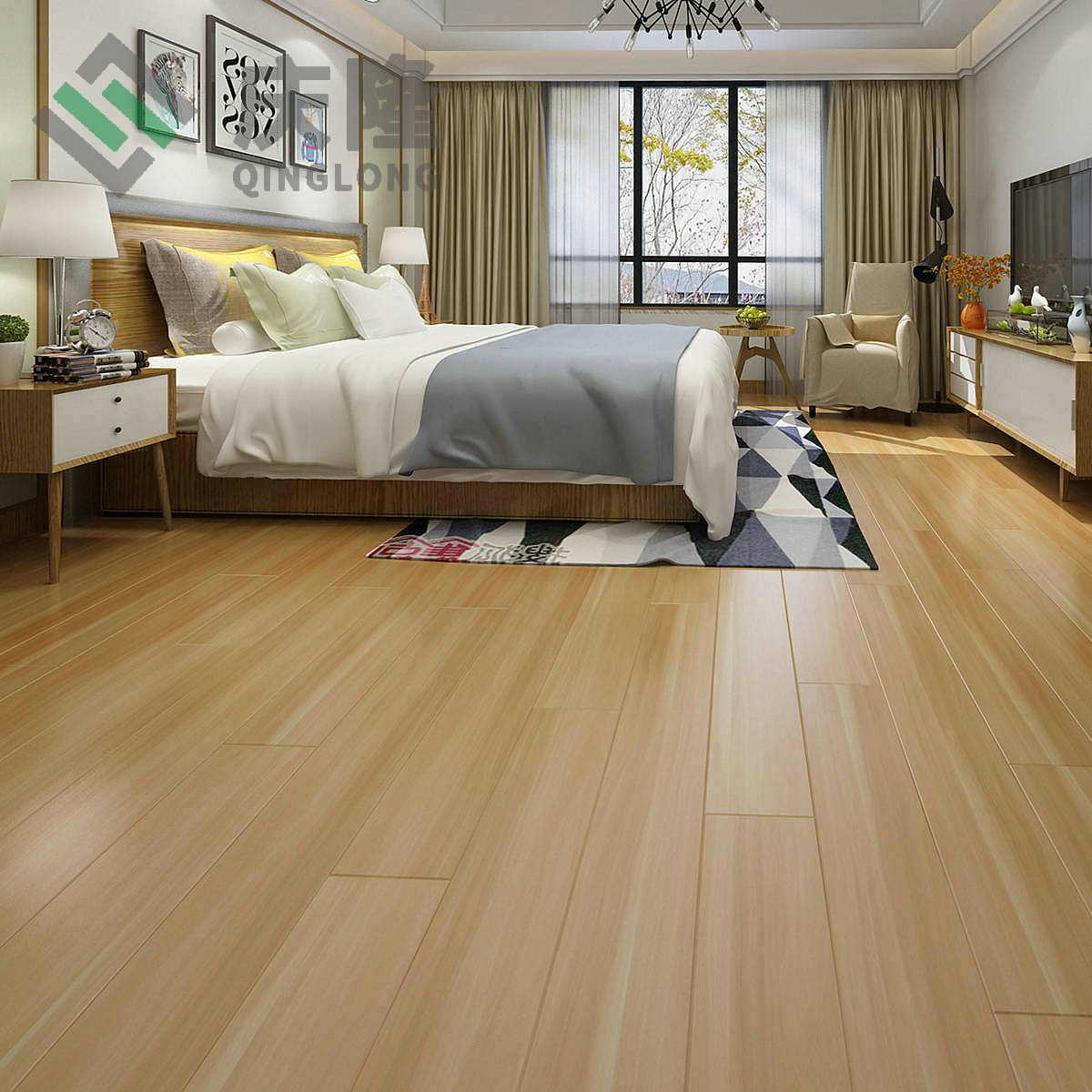 5mm7mm Living Room Spc Floor