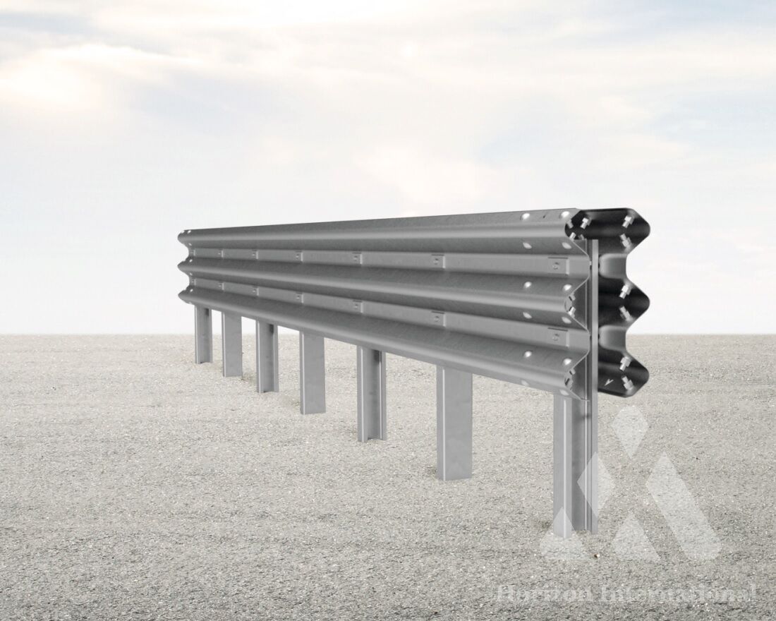 EN1317 H2 H4b трехволновые трехлучевые ограждения