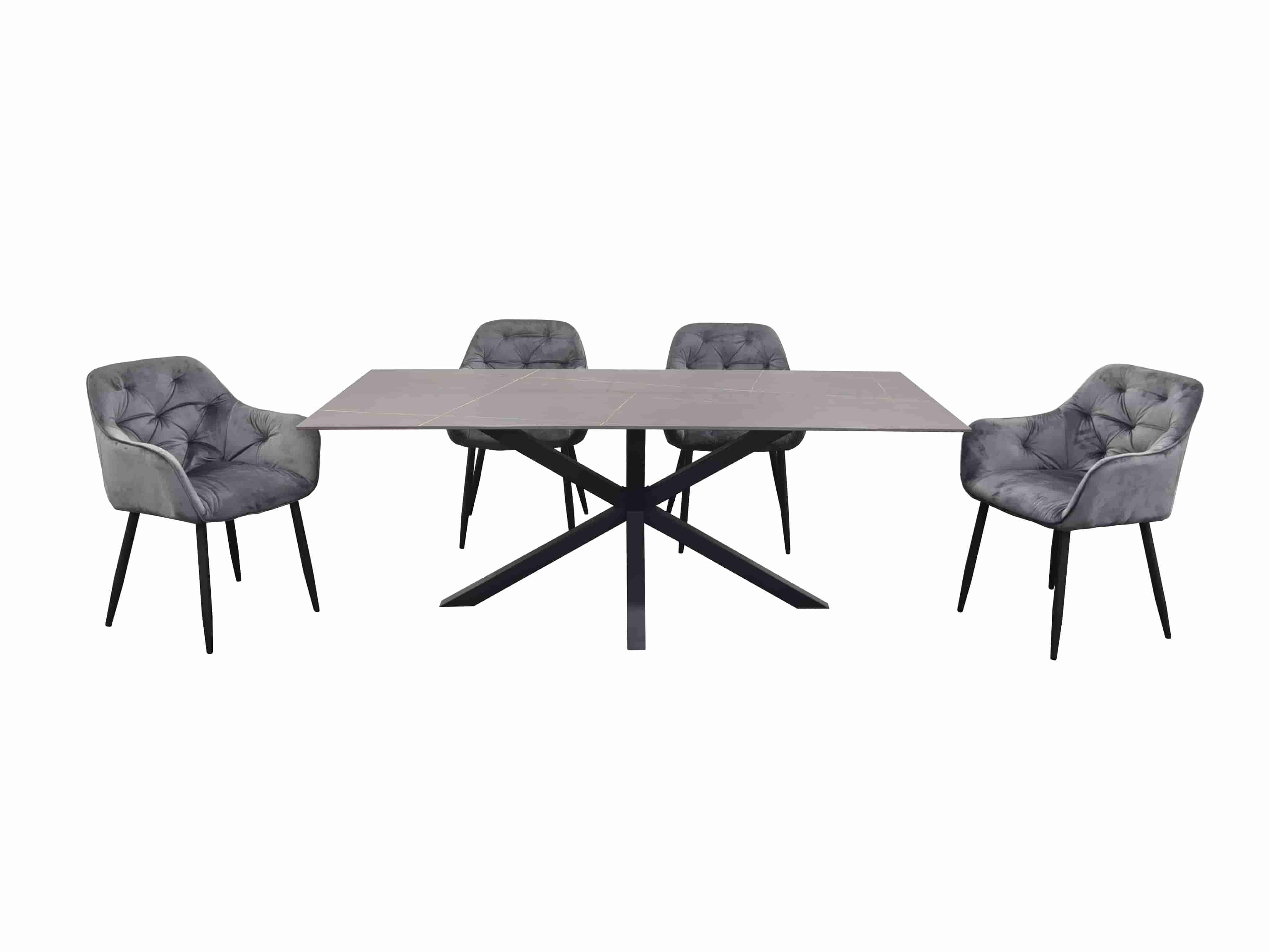 22C05 Ceramic Stone Top Dining Table