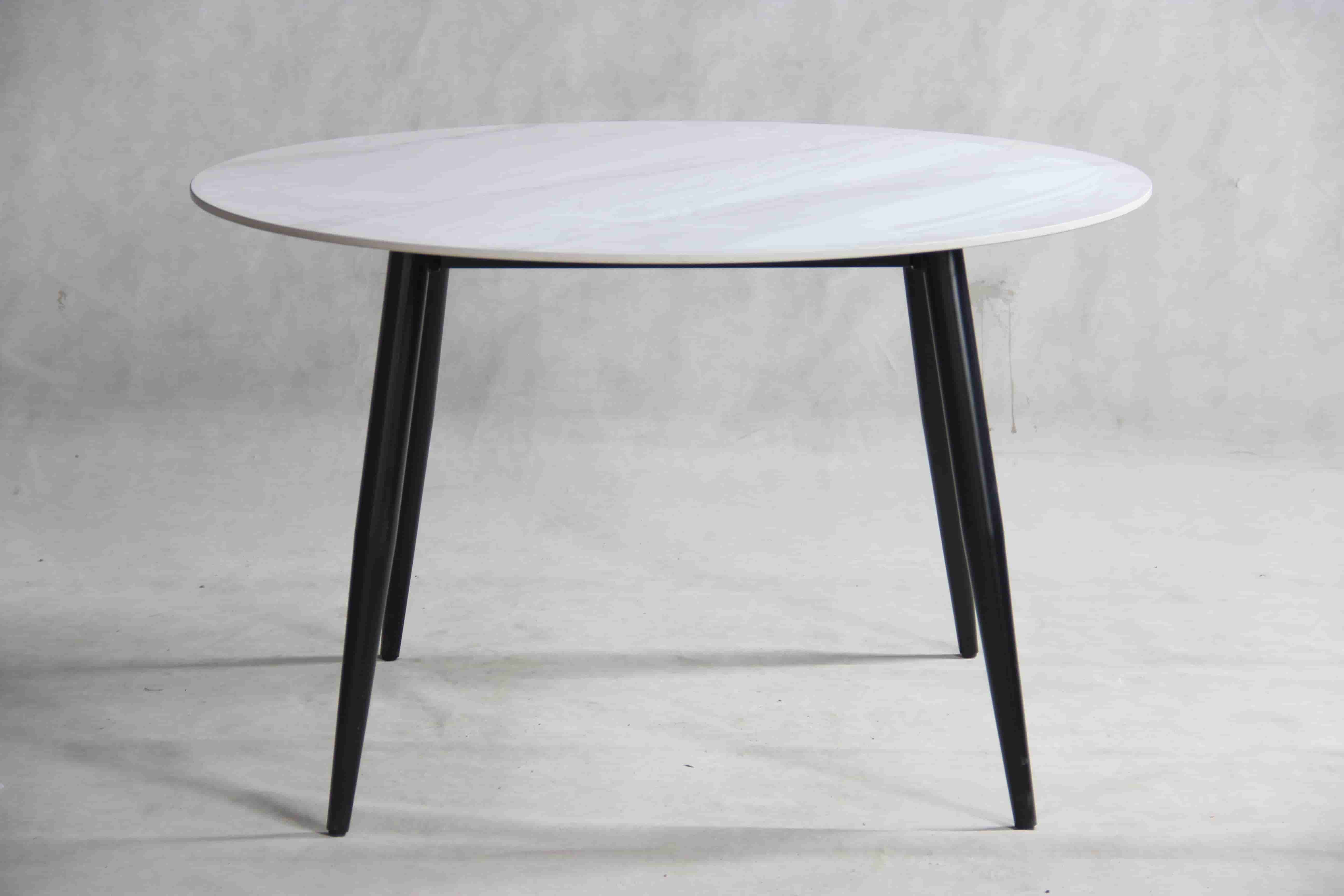 22C13 Round Ceramic Stone Top Dining Table