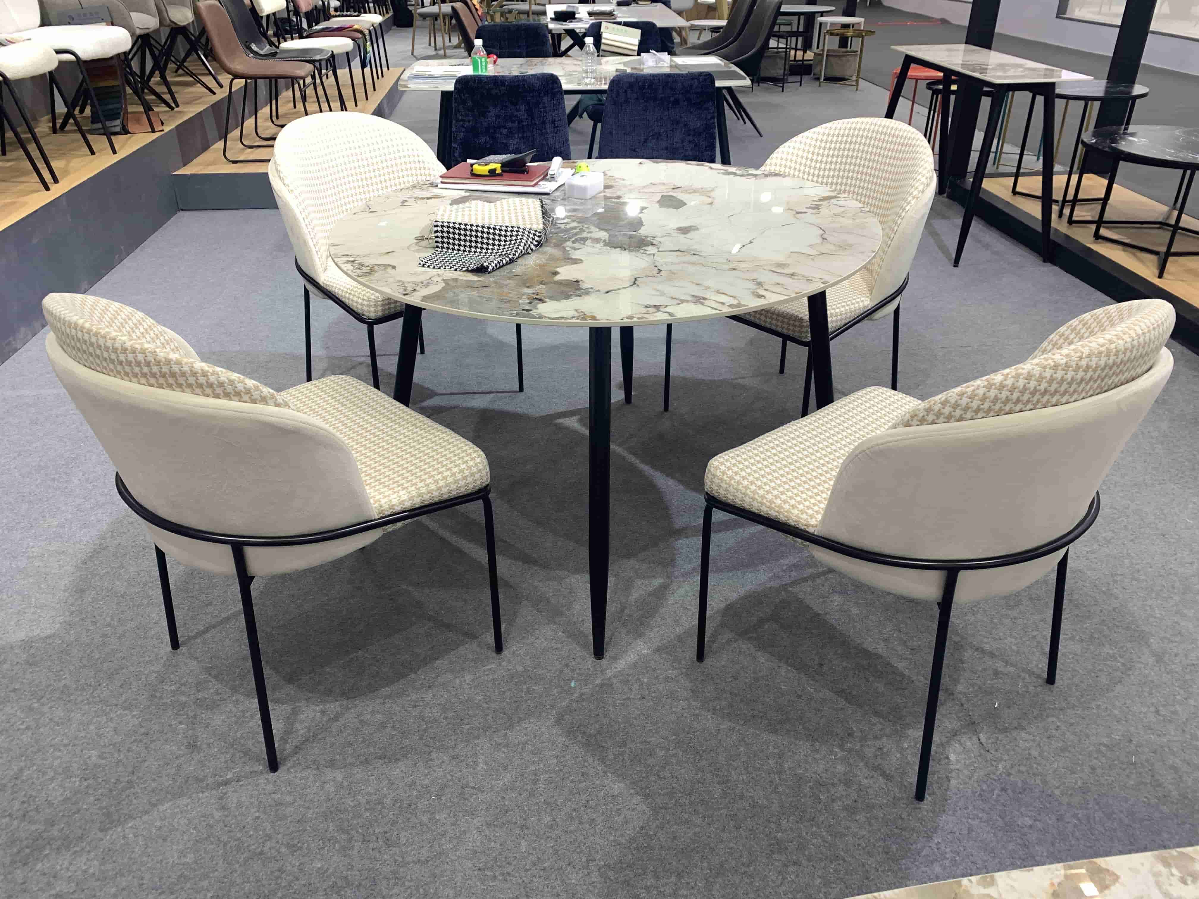 23C02 Ceramic Top Dining Table