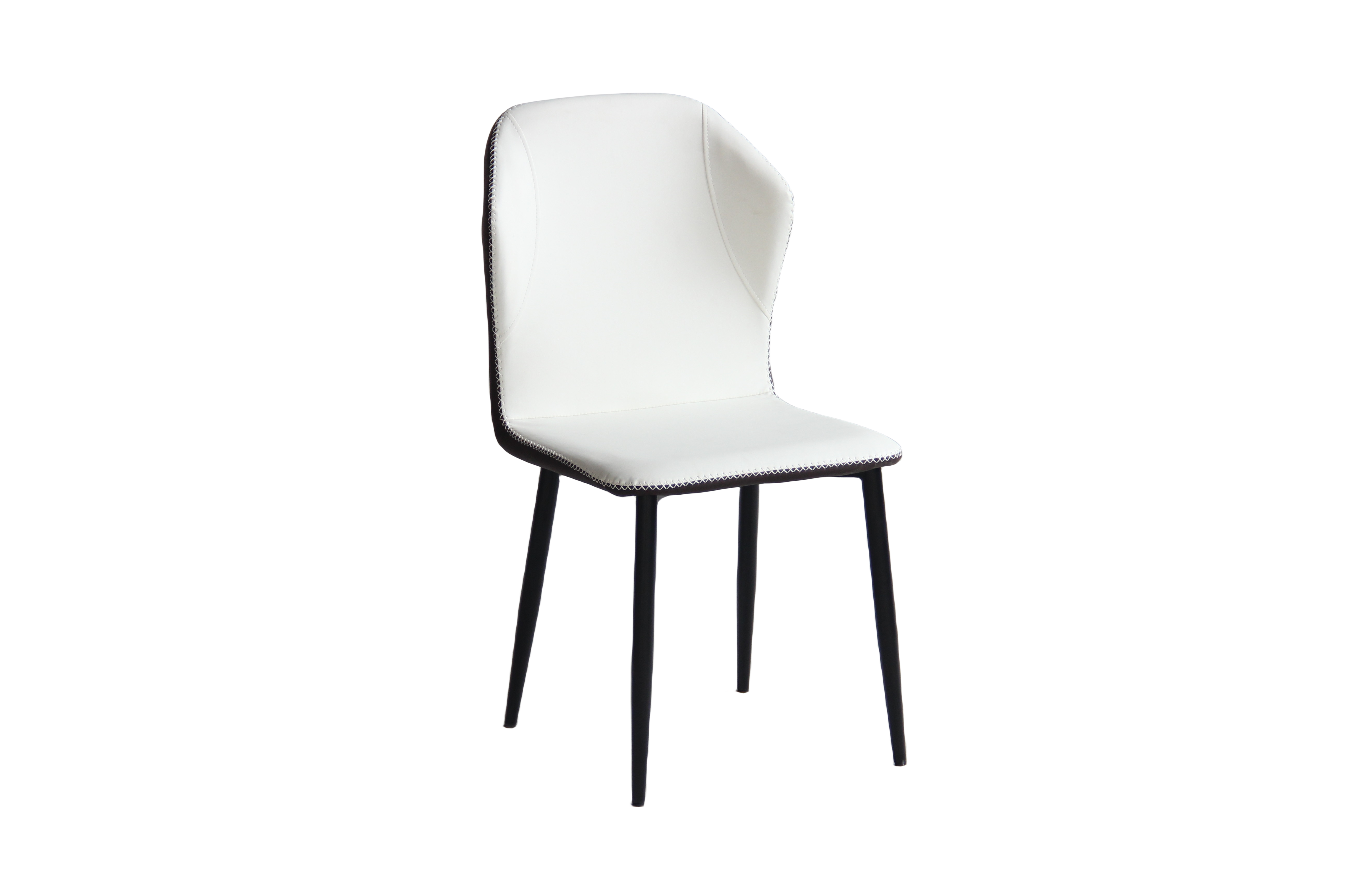 22A22  fabric+powder coating leg Dining chair