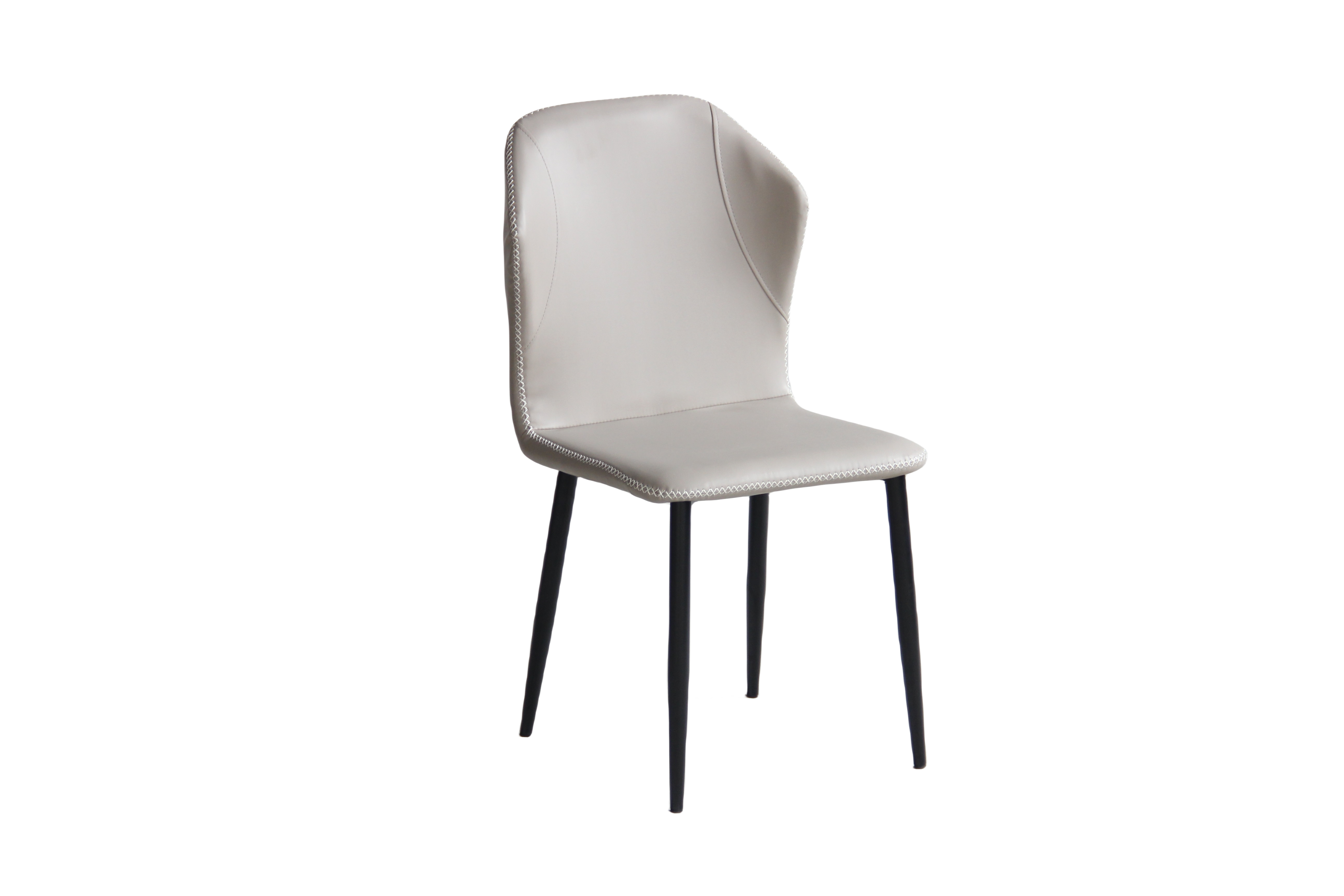 22A22  fabric+powder coating leg Dining chair