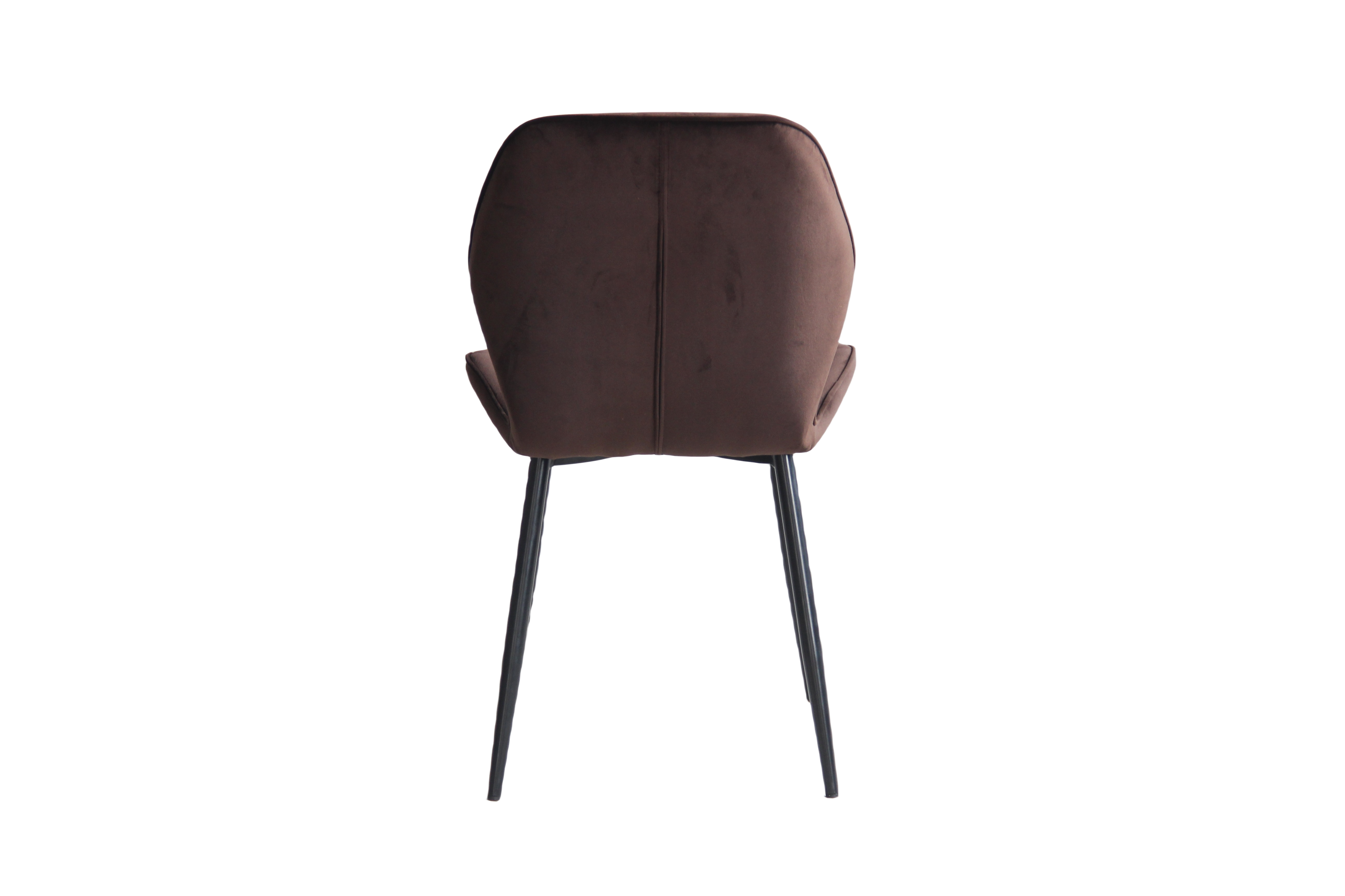 22A23  fabric+powder coating leg Dining chair