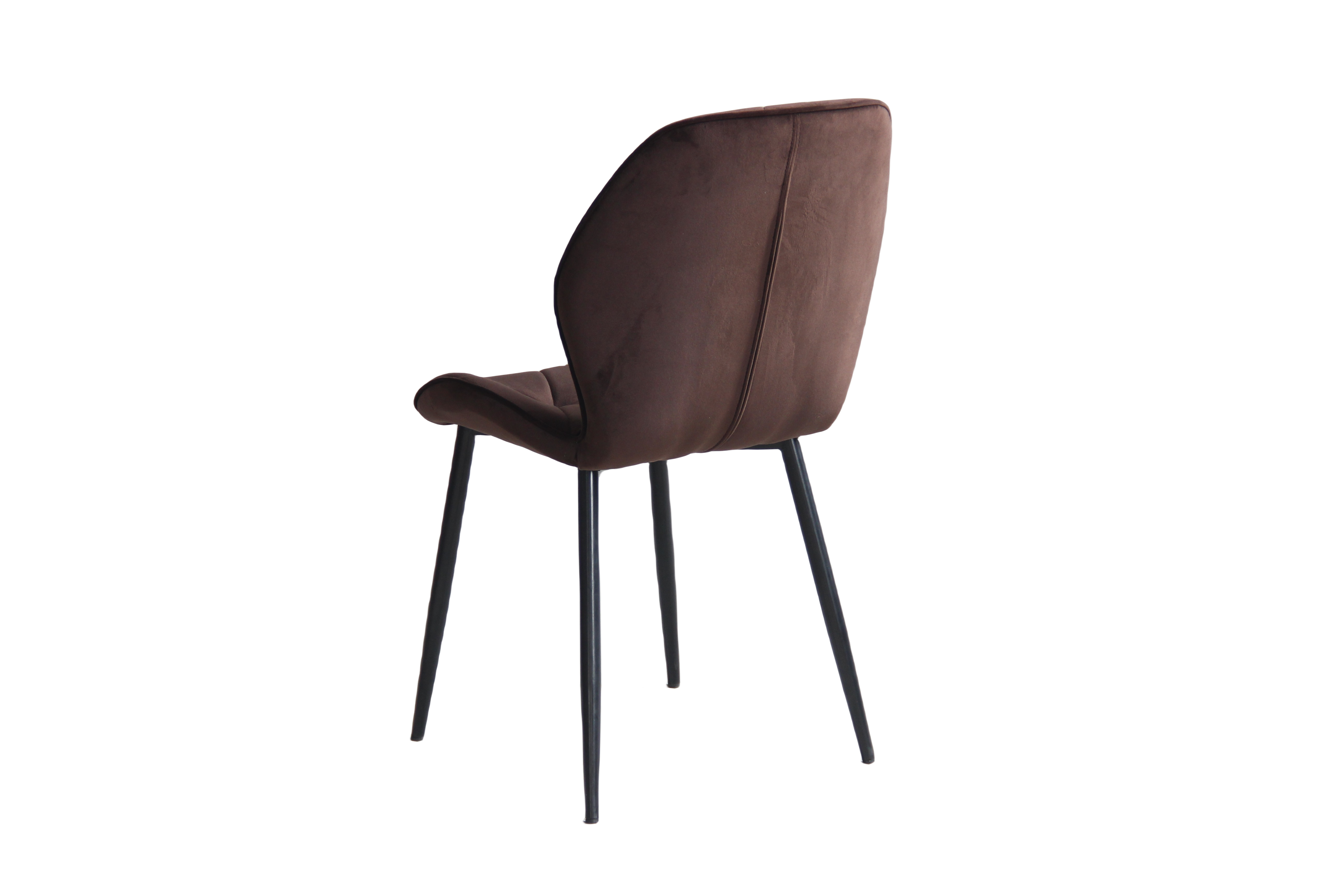 22A23  fabric+powder coating leg Dining chair