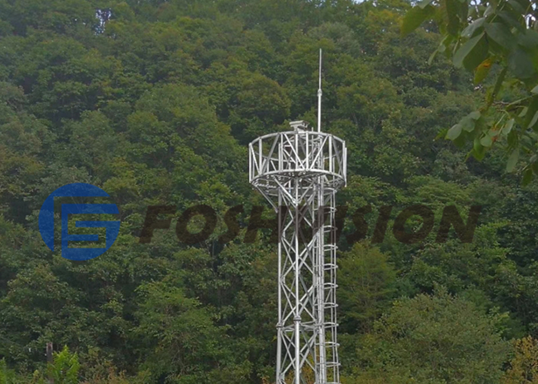 China Fujian National Forest Nature Reserve using Foshvision Forest fire Video surveillance Management system