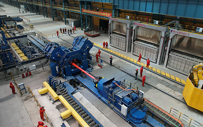 The first 2200-ton precision forging machine entered the trial production stage in our company
