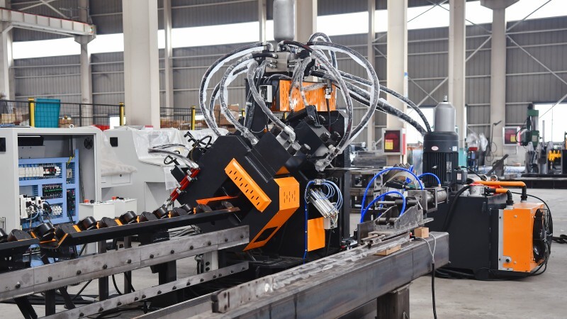 Cnc Angle Punching Marking Shearing Line Videos