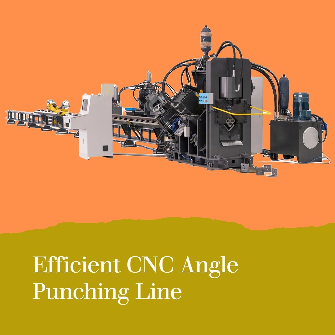 Enhancing Efficiency with the JGX0808 CNC Angle Punching Line