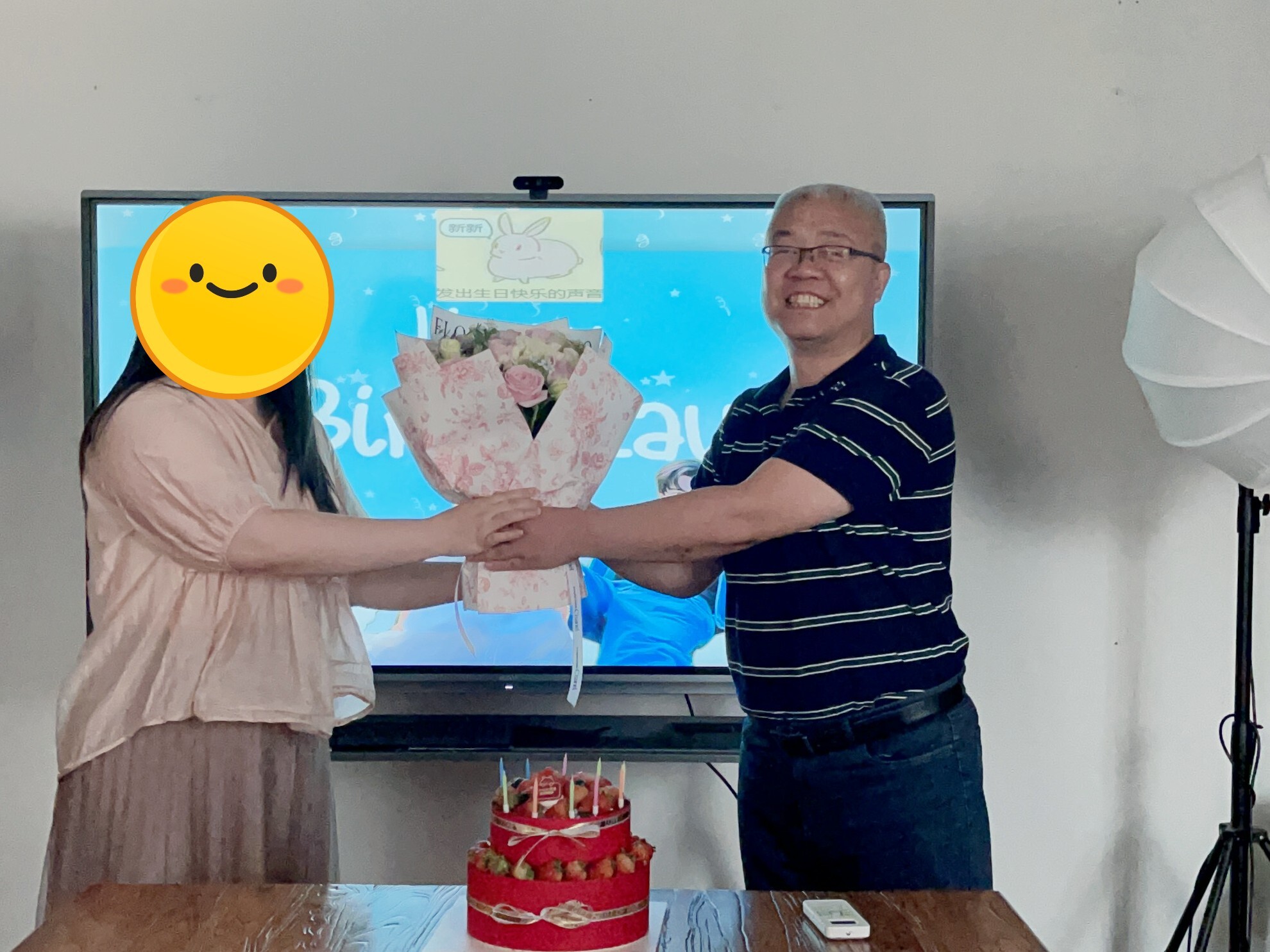 Jinan Ritec Celebrates Cynthia's Birthday!