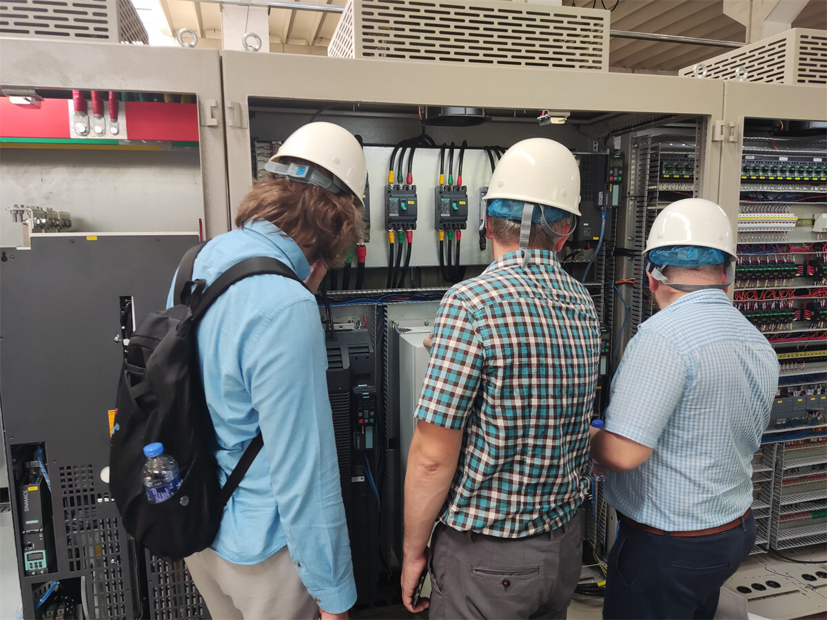 Welcome German Friends To Visit Jinan Ritec Factory!