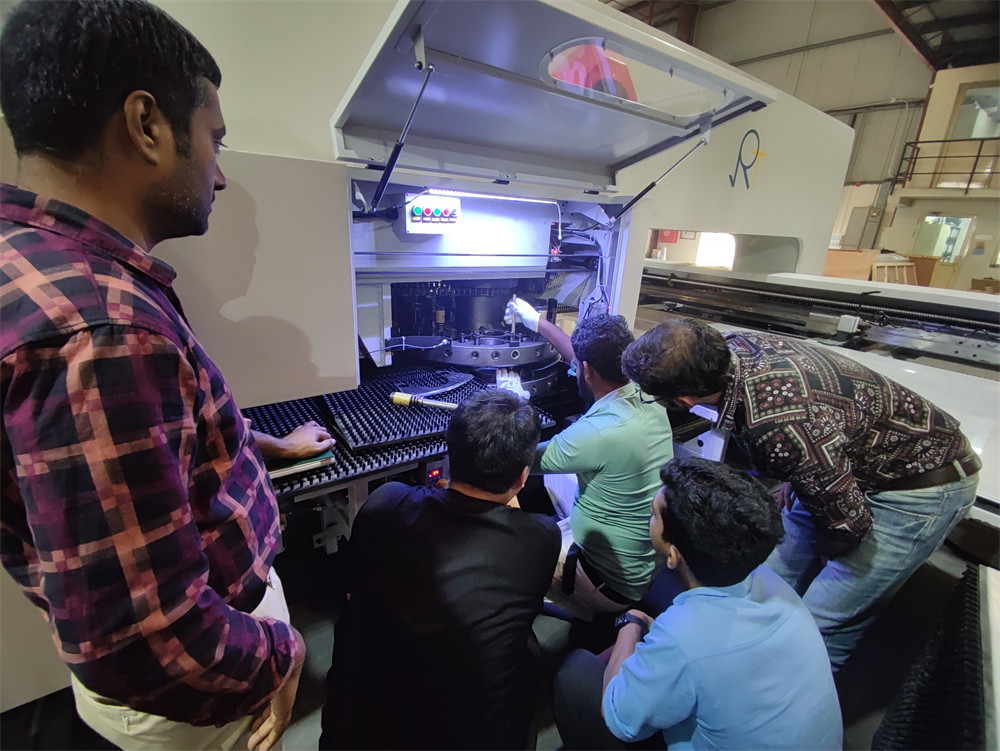 CNC Fiber Laser Turret Punching Machine Was Successfully Put Into Production In Bahrain!