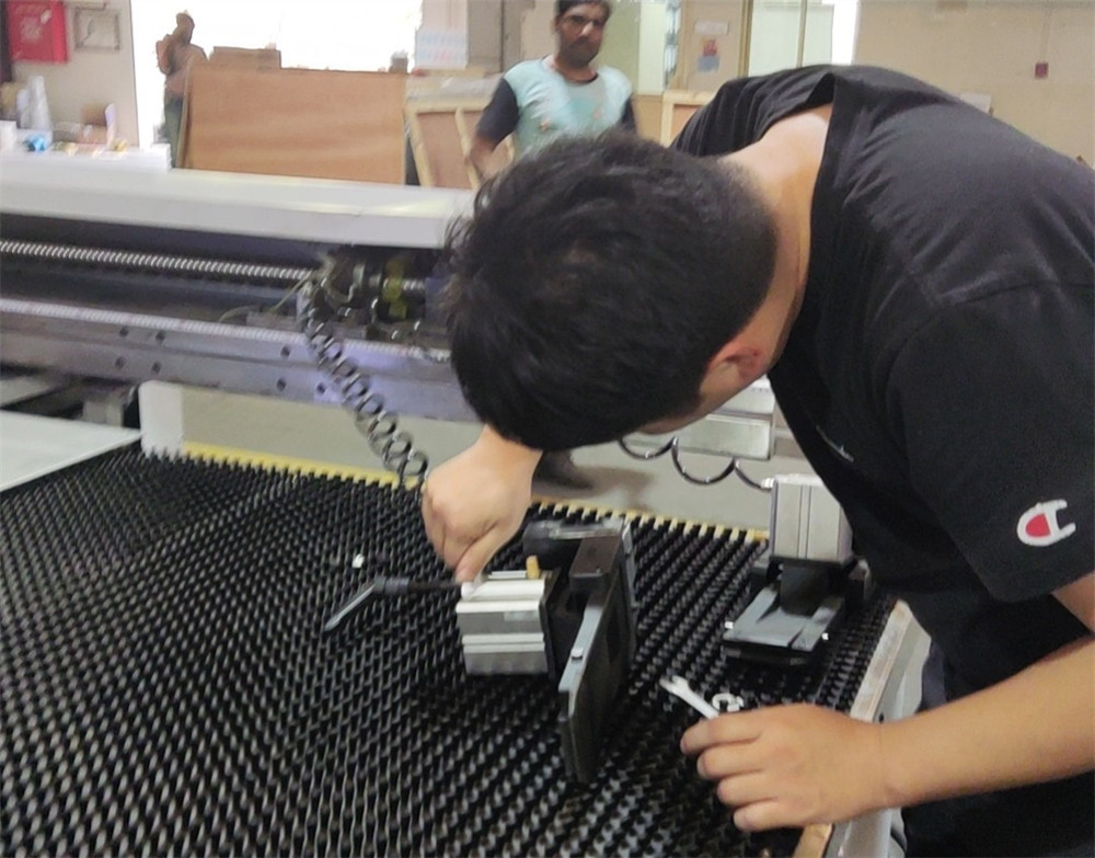 CNC Fiber Laser Turret Punching Machine Was Successfully Put Into Production In Bahrain!