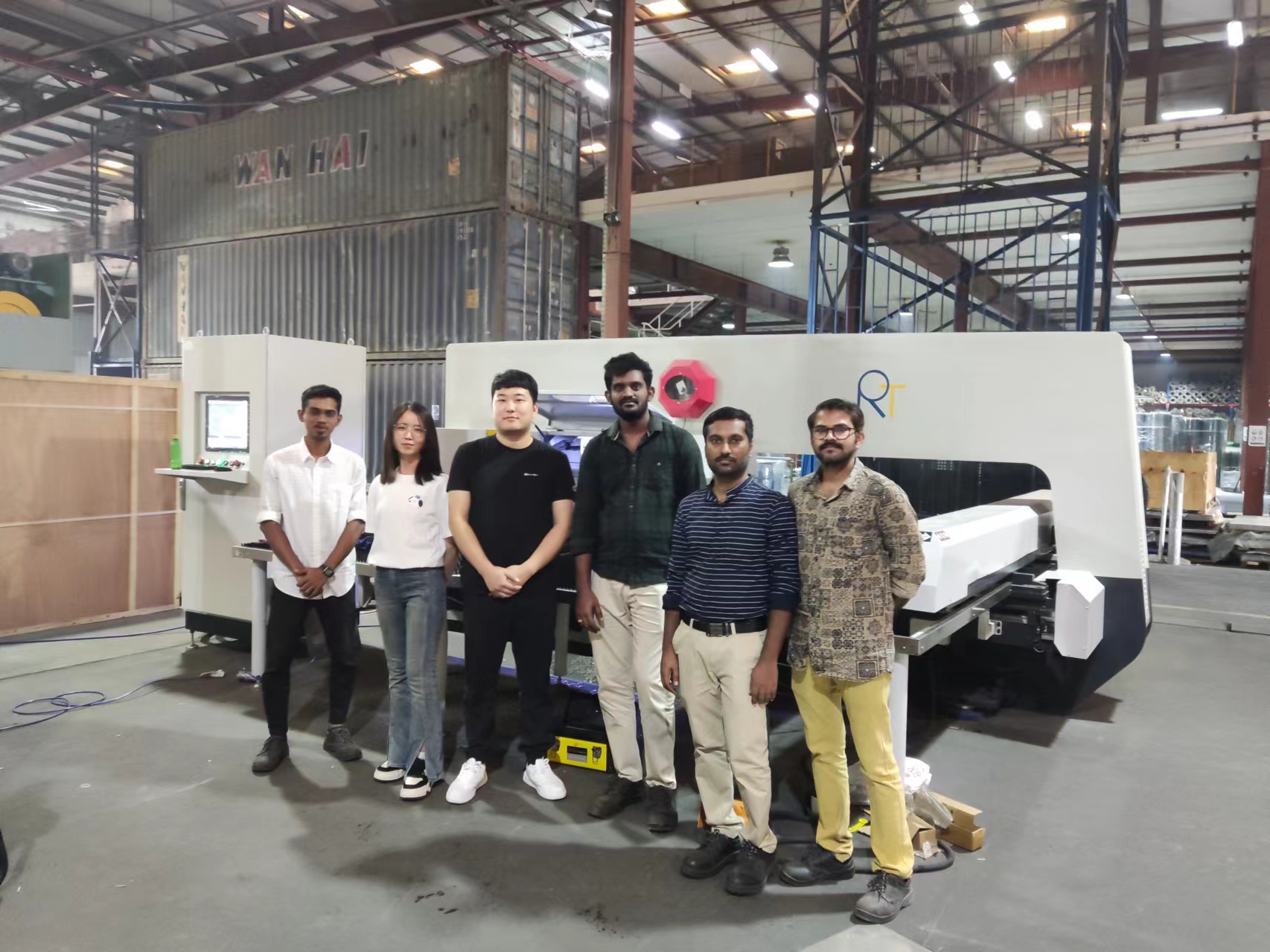 CNC Fiber Laser Turret Punching Machine Was Successfully Put Into Production In Bahrain!