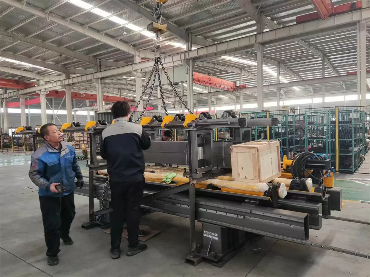 Jinan Ritec CNC Angle Punching Line Will Be Shipped To Kuwait