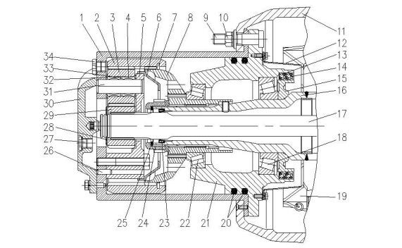 驱动桥结构和原理图片 7