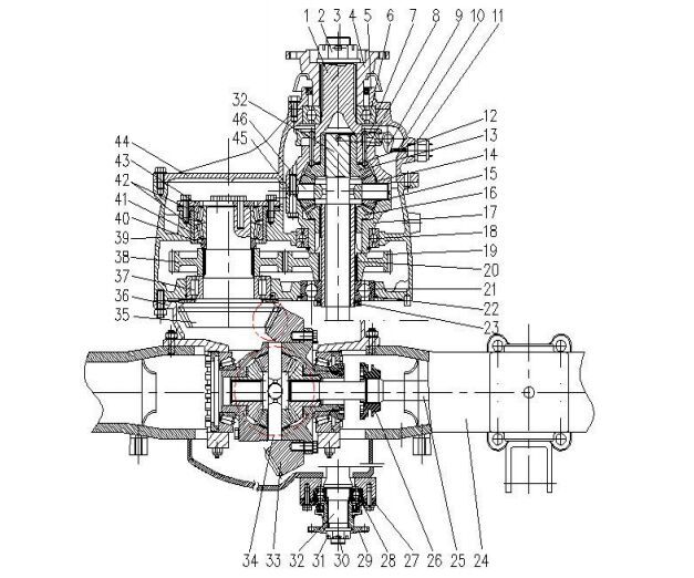 驱动桥结构和原理图片 5