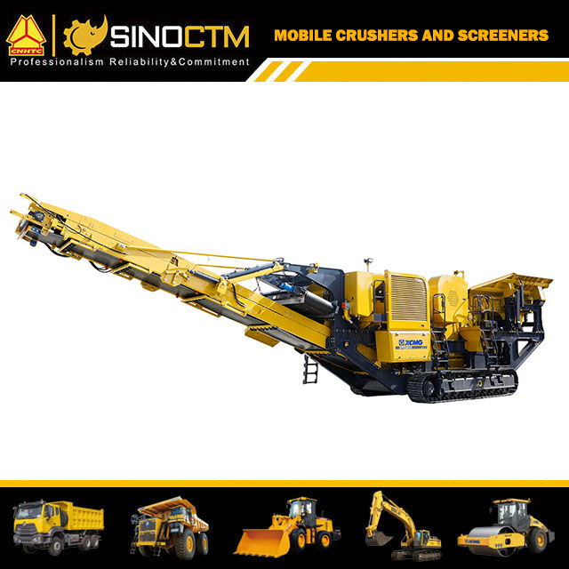 Concasseur à mâchoires mobile sur chenilles 100t/h-500t/h