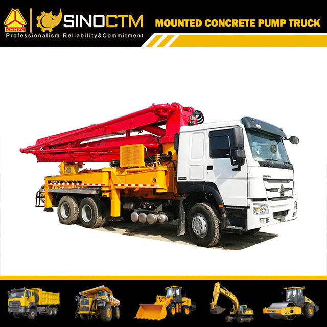 Camion pompe à béton HOWO Boom 33m