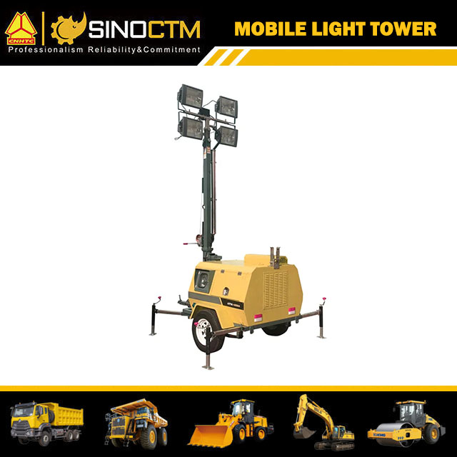 TOUR D'ÉCLAIRAGE MOBILE 4TN4000 9m 1000w*4