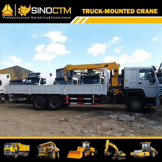 Camion-grue manipulateur officiel XCMG SQ5SK3Q de 5 tonnes avec bras de levage