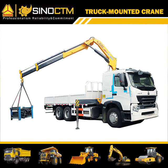 XCMG fabricant officiel SQ3.2ZK2 mini grue montée sur camion à flèche télescopique