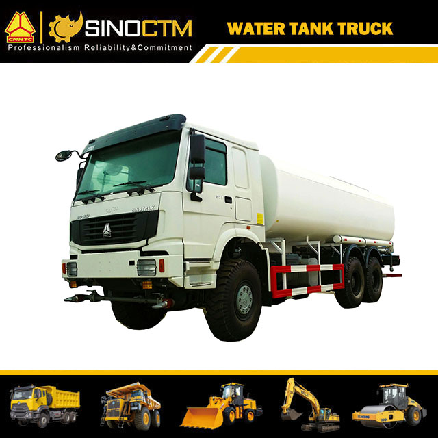 Camion-citerne d'eau SINOTRUK HOWO 6X6 15cbm
