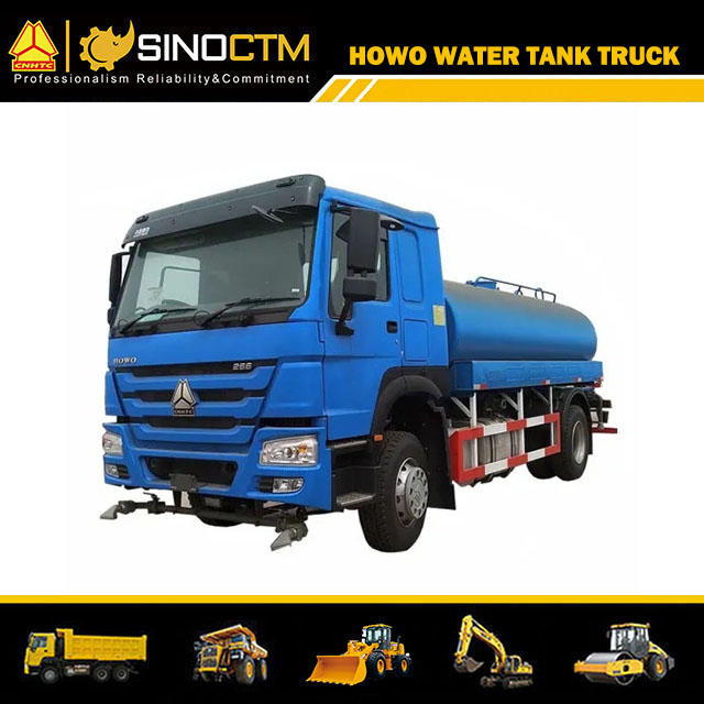 Camion-citerne d'eau SINOTRUK HOWO 4X2 14cbm