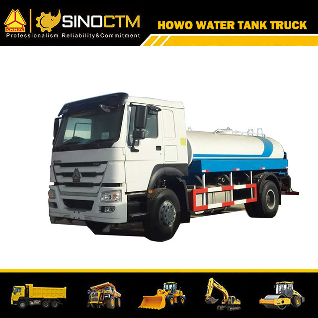 Camion-citerne d'eau SINOTRUK HOWO 12cbm 300hp